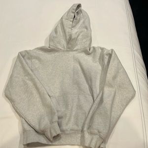 Aritzia TNA cozy hoodie. Heather gray.